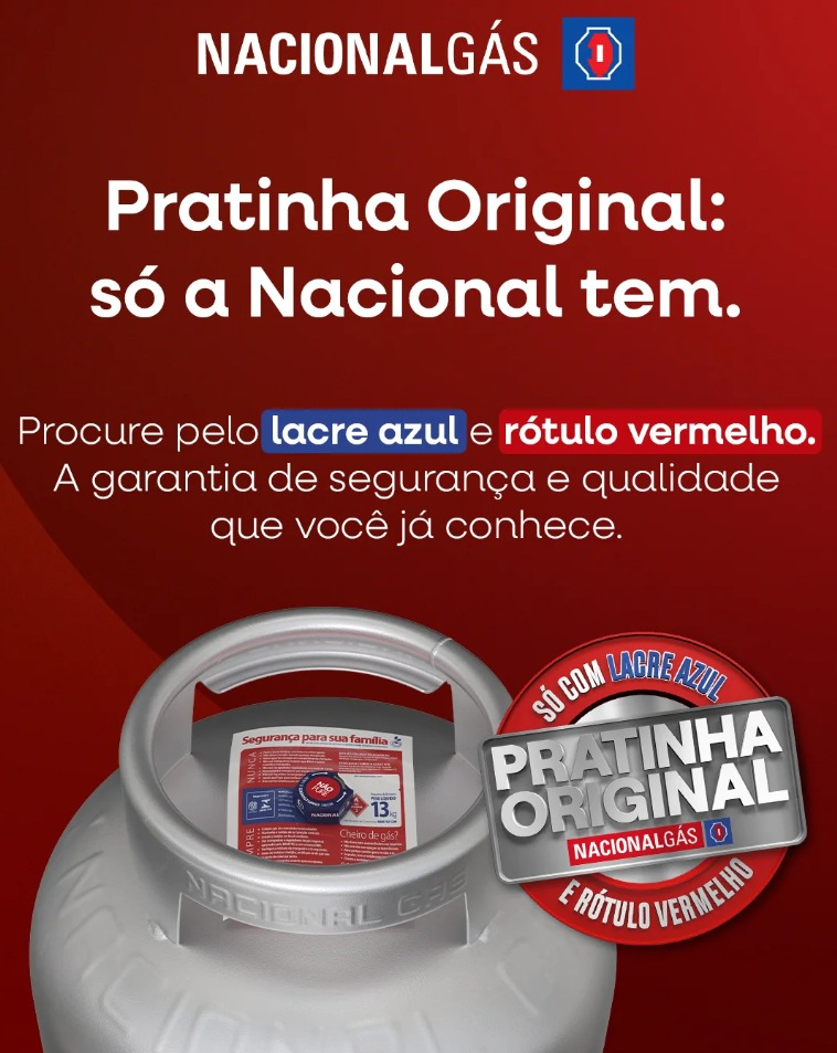 Informativo Nacional Gás sobre a Pratinha Original